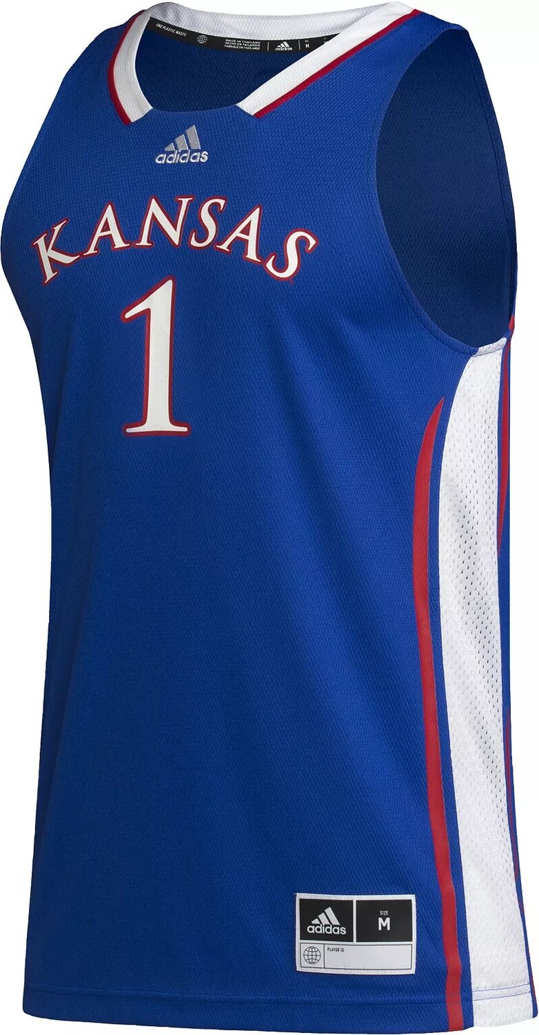 Мужская синяя майка Adidas Kansas Jayhawks Swingman
Мужская синяя майка Adidas Kansas Jayhawks Swingman