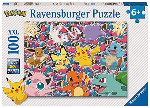 Пазл Ravensburger Pokemon для детей от 6 лет - XXL 100 деталей - Pikachu Toys
Пазл Ravensburger Pokemon для детей от 6 лет - XXL 100 деталей - Pikachu Toys