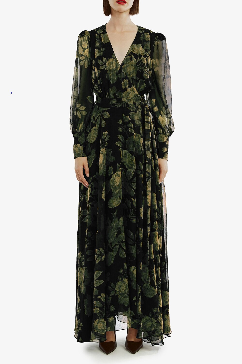 Платье халат макси Lucianna Bardot, зеленый
Платье халат макси Lucianna Bardot, зеленый