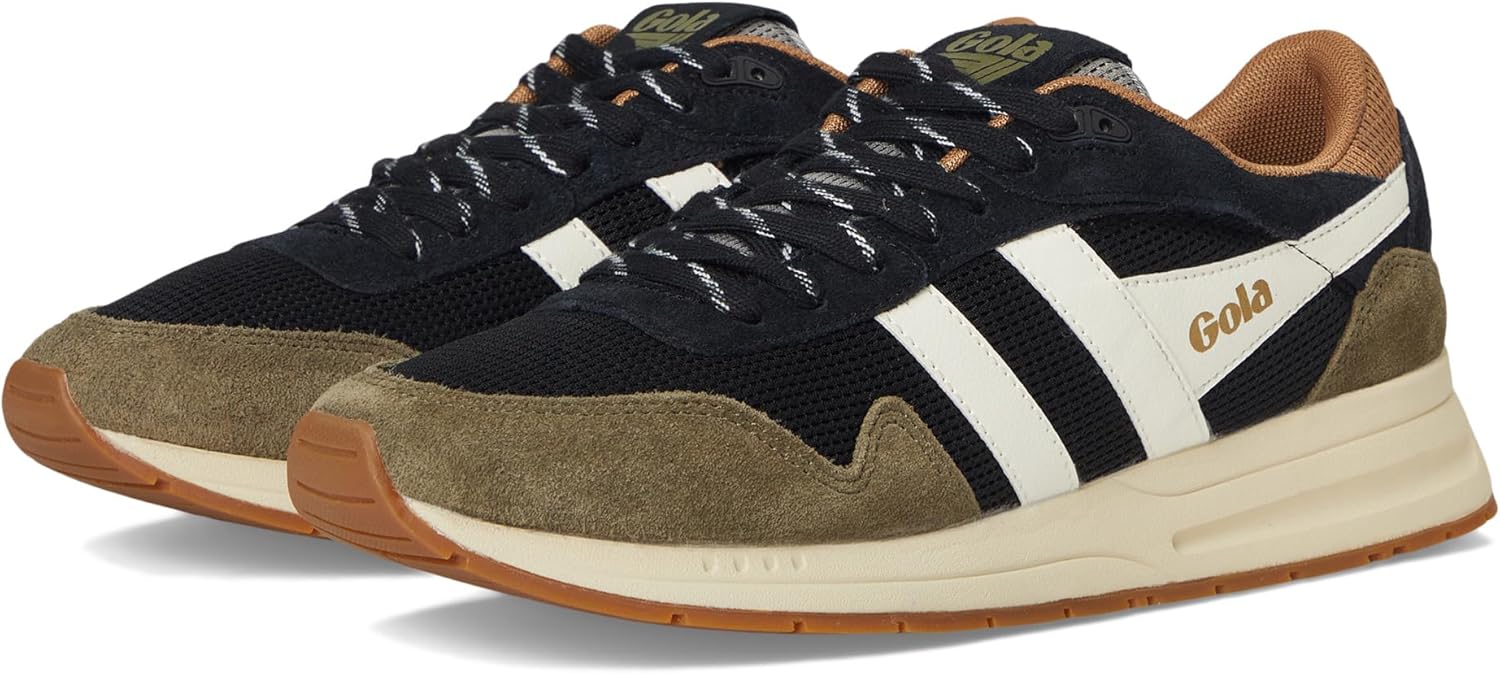 Кроссовки Gola Men's Delta Chambray, слоновая кость/черный/хаки
Кроссовки Gola Men's Delta Chambray, слоновая кость/черный/хаки