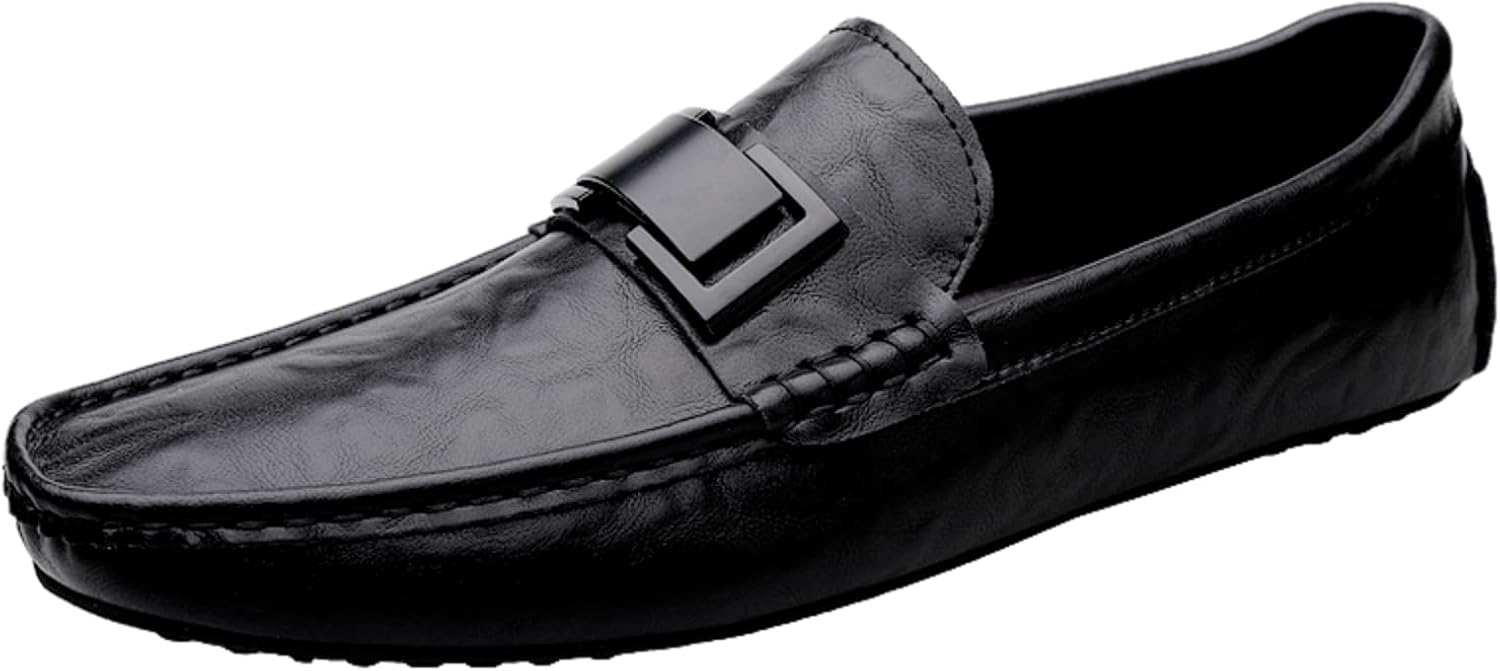 Мужские лоферы из натуральной кожи с металлической пряжкой, удобные и стильные туфли, на каждый день и для деловой носки Aokisx, черный
Мужские лоферы из натуральной кожи с металлической пряжкой, удобные и стильные туфли, на каждый день и для деловой носки Aokisx, черный