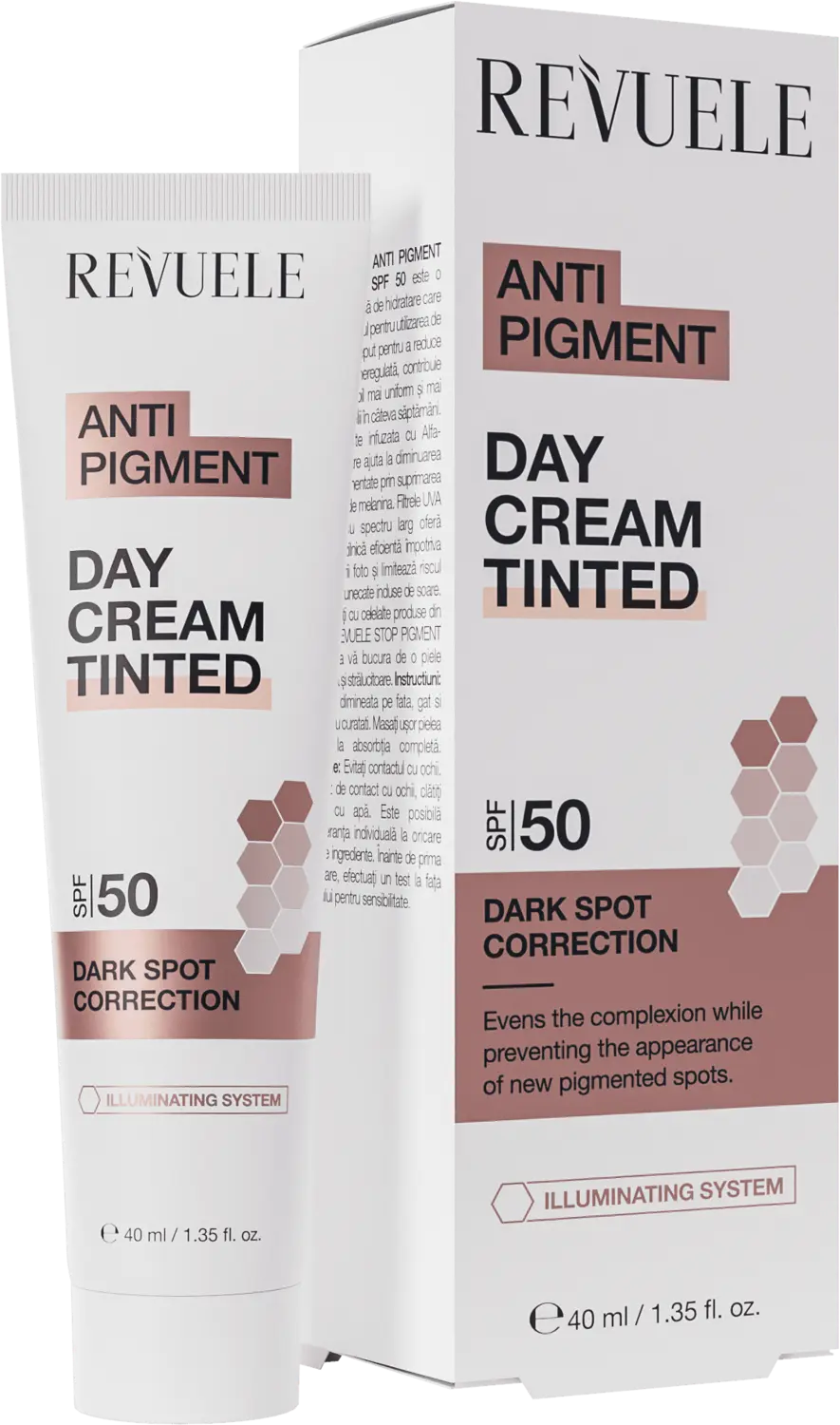 Осветляющий крем для лица с spf50 Revuele Anti Pigment, 40 мл
Осветляющий крем для лица с spf50 Revuele Anti Pigment, 40 мл