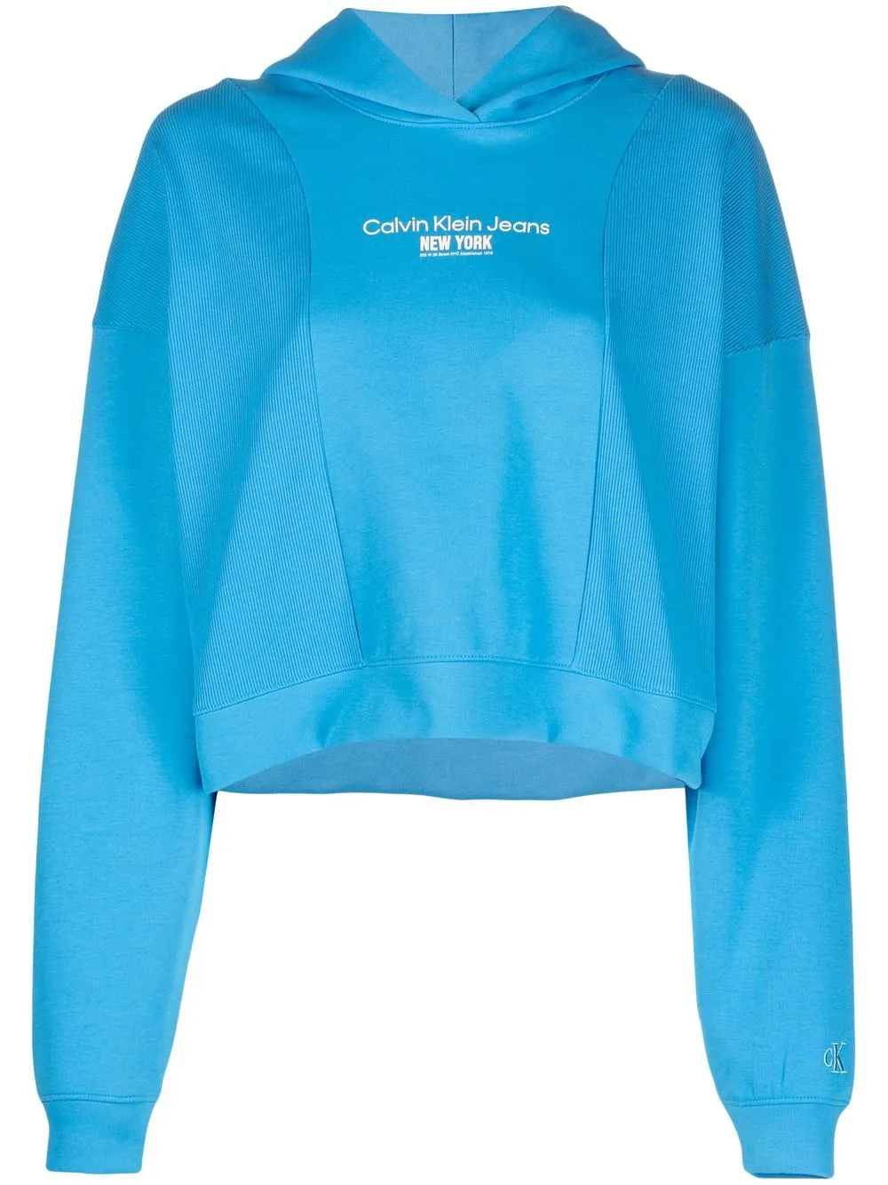 Укороченное худи с логотипом Calvin Klein Jeans, синий
Укороченное худи с логотипом Calvin Klein Jeans, синий