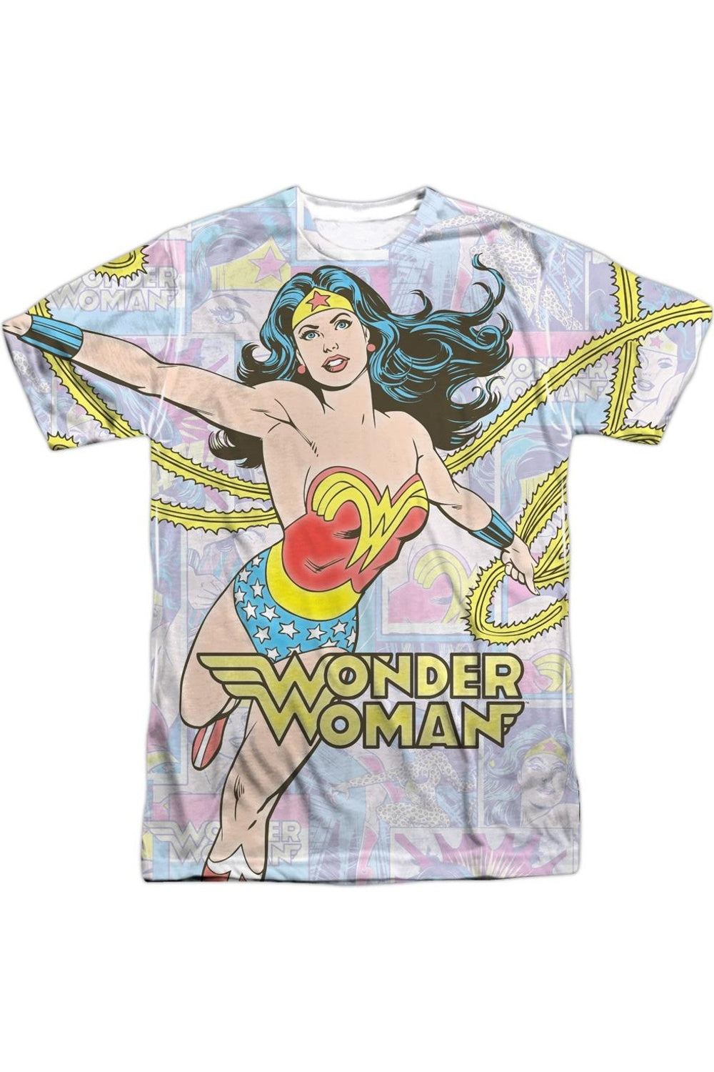 Футболка / футболка с коротким рукавом для взрослых из полиэстера DC Comics Wonder Woman Collage Gildan, белый
Футболка / футболка с коротким рукавом для взрослых из полиэстера DC Comics Wonder Woman Collage Gildan, белый