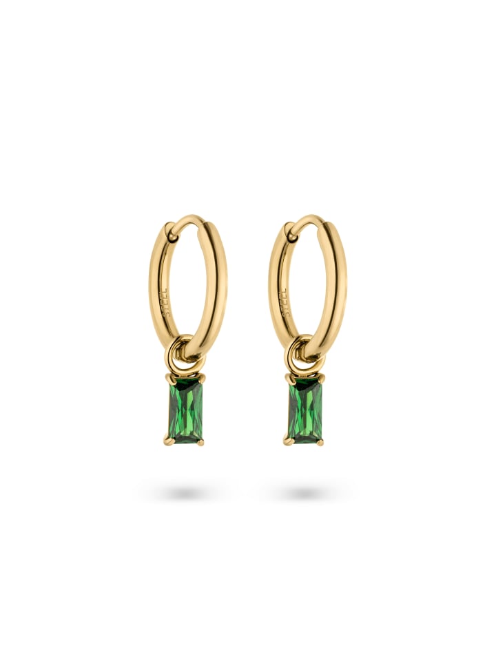 s.Oliver Серьги-кольца Green Stone в золотом исполнении
s.Oliver Серьги-кольца Green Stone в золотом исполнении