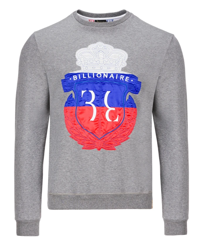 Толстовка с эмблемой LS Billionaire, серый
Толстовка с эмблемой LS Billionaire, серый