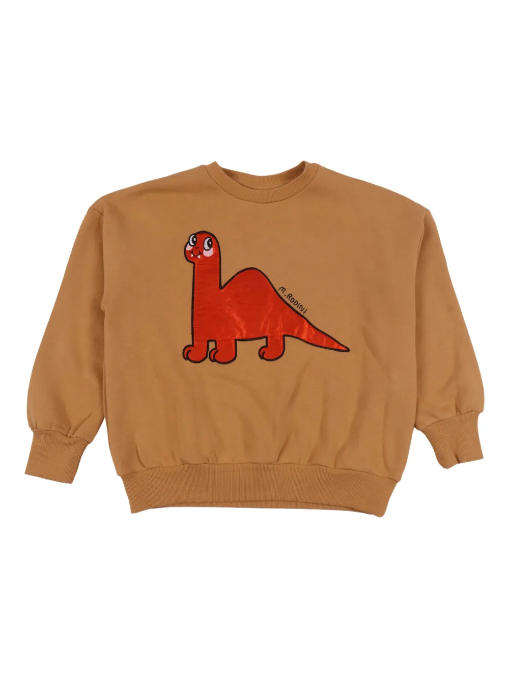 Свитшот с аппликацией в виде динозавра и длинными рукавами Mini Rodini, коричневый
Свитшот с аппликацией в виде динозавра и длинными рукавами Mini Rodini, коричневый