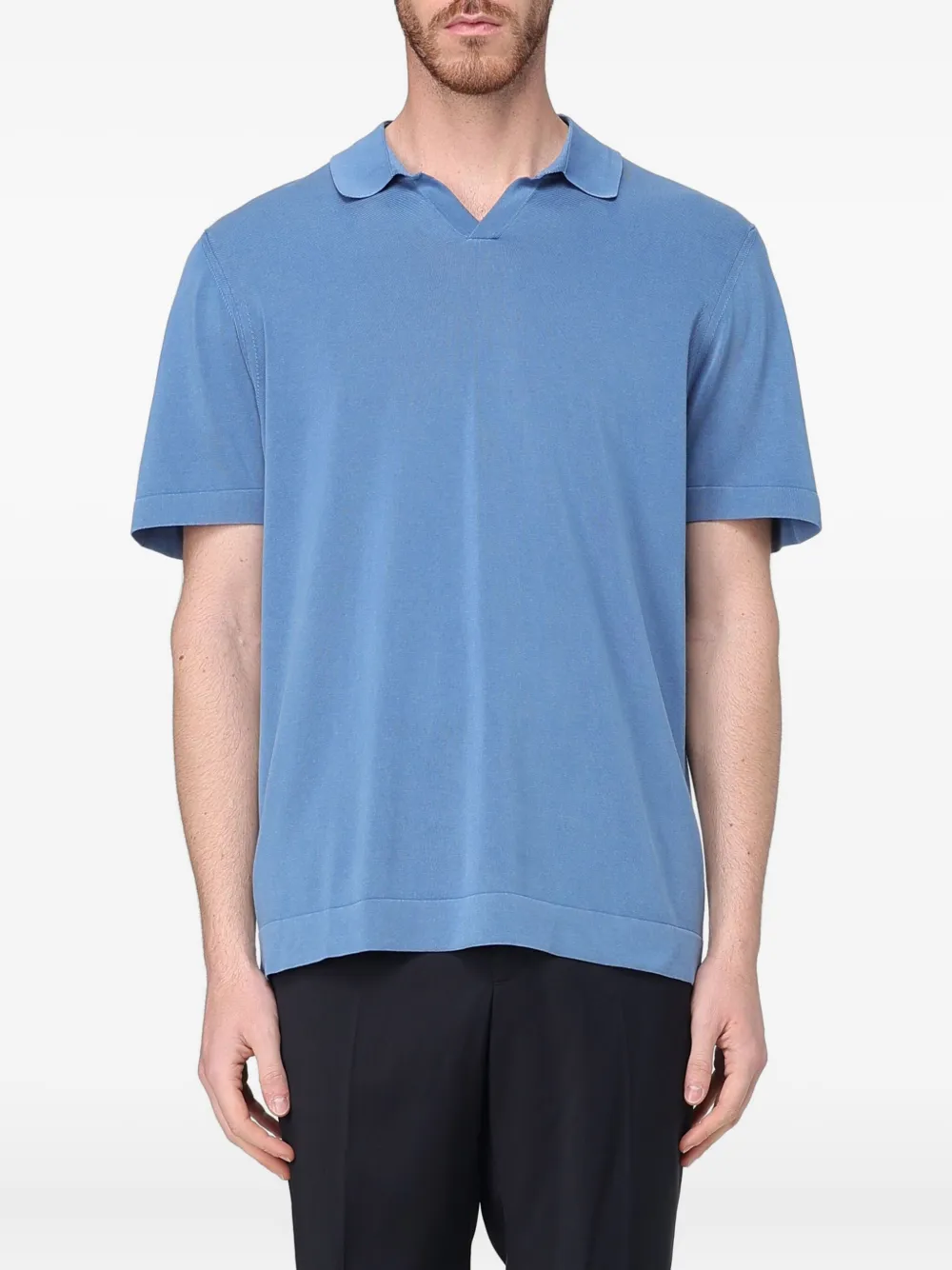 Футболка с матовыми пуговицами Drumohr, синий
Футболка с матовыми пуговицами Drumohr, синий