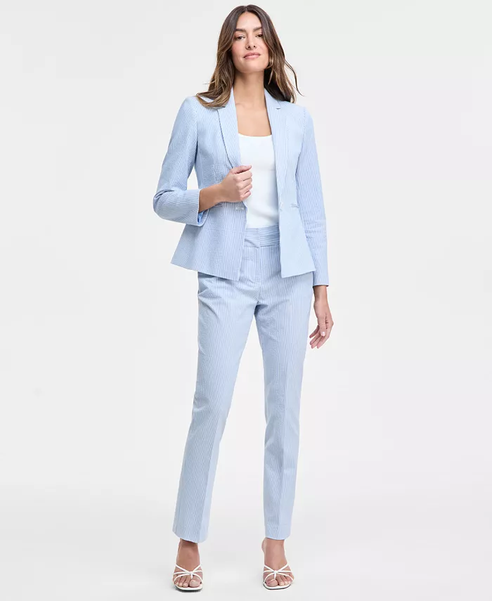 Женская куртка из сирсакера, свитер, майка и брюки до щиколотки, стандартного и миниатюрного размера Tahari ASL, розовый
Женская куртка из сирсакера, свитер, майка и брюки до щиколотки, стандартного и миниатюрного размера Tahari ASL, розовый