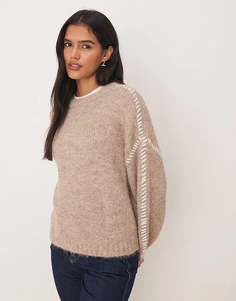 Вязаный джемпер JDY с декоративной отделкой бежевого цвета
Вязаный джемпер JDY с декоративной отделкой бежевого цвета
