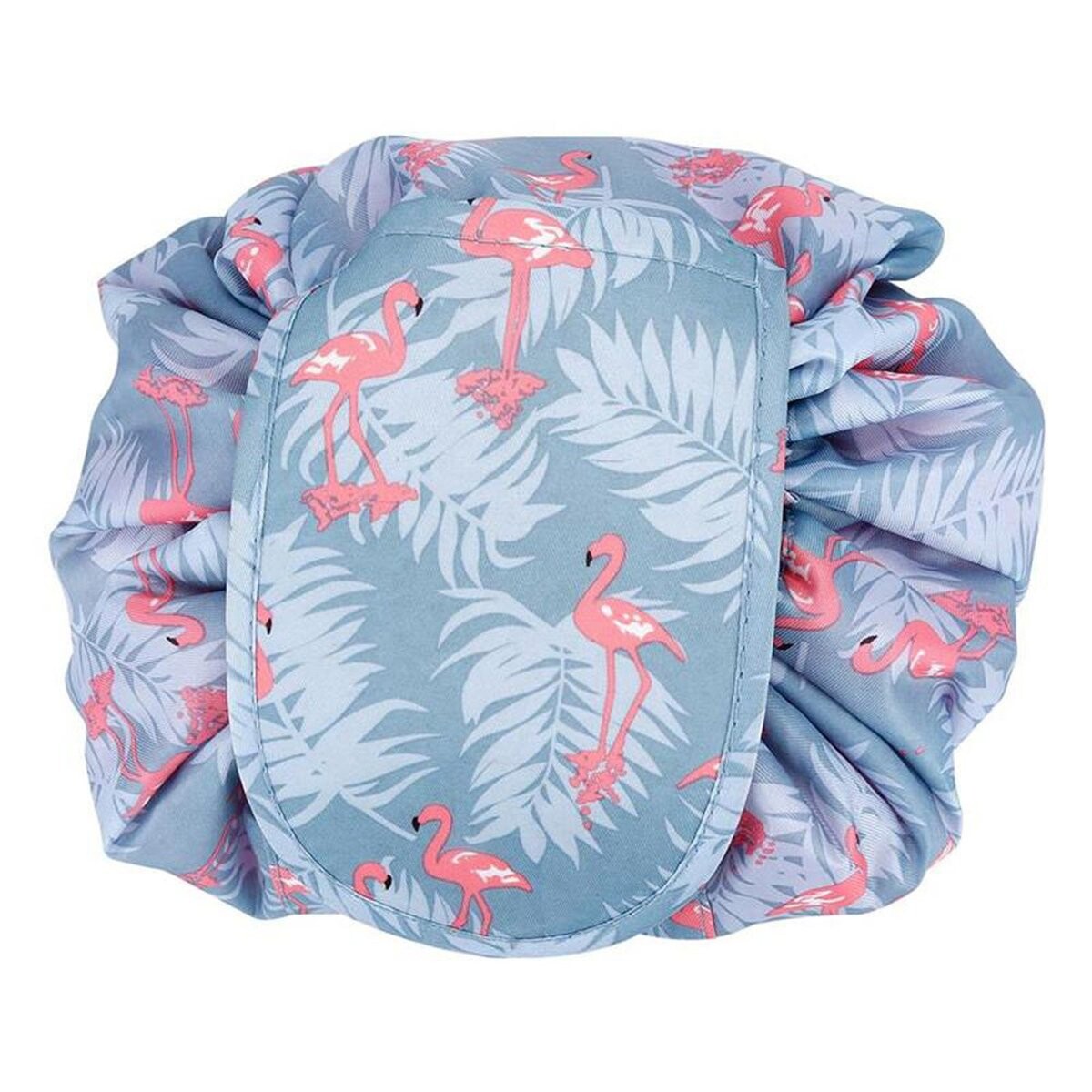 Intirilife, Круглая косметичка One Step на шнурке, серая роза фламинго, цвет серый
Intirilife, Круглая косметичка One Step на шнурке, серая роза фламинго, цвет серый