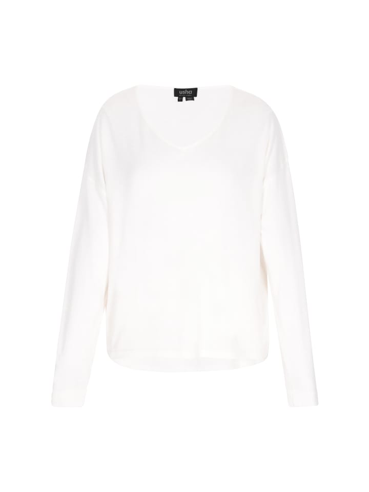 Женский свитер бежевого цвета usha BLACK LABEL
Женский свитер бежевого цвета usha BLACK LABEL