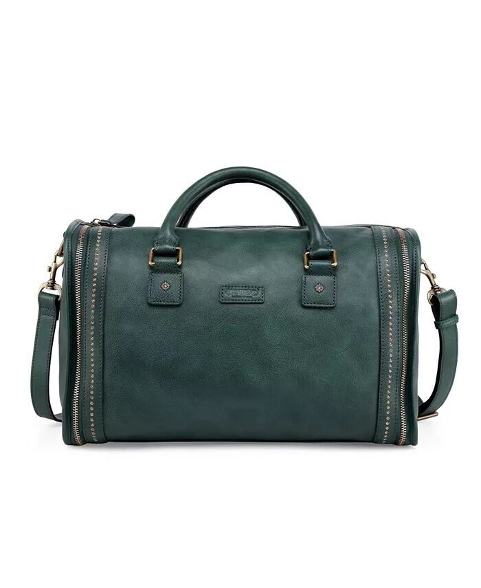 Женская сумка-саквояж Cambria из натуральной кожи OLD TREND, зеленый
Женская сумка-саквояж Cambria из натуральной кожи OLD TREND, зеленый