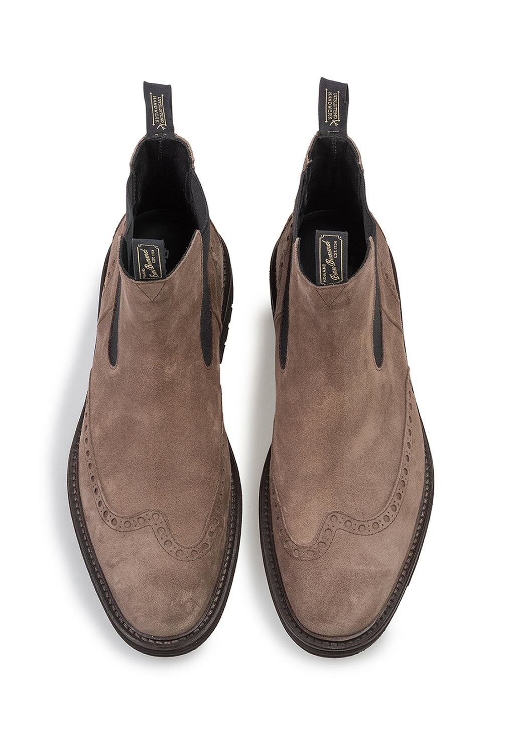 Классические ботильоны DE MOKER Floris van Bommel, серо-коричневый 
Классические ботильоны DE MOKER Floris van Bommel, серо-коричневый