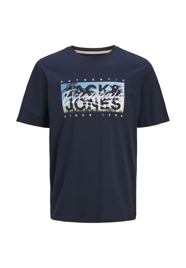 Футболка Colton с коротким рукавом 2 шт. в упаковке Jack & Jones, синий 
Футболка Colton с коротким рукавом 2 шт. в упаковке Jack & Jones, синий