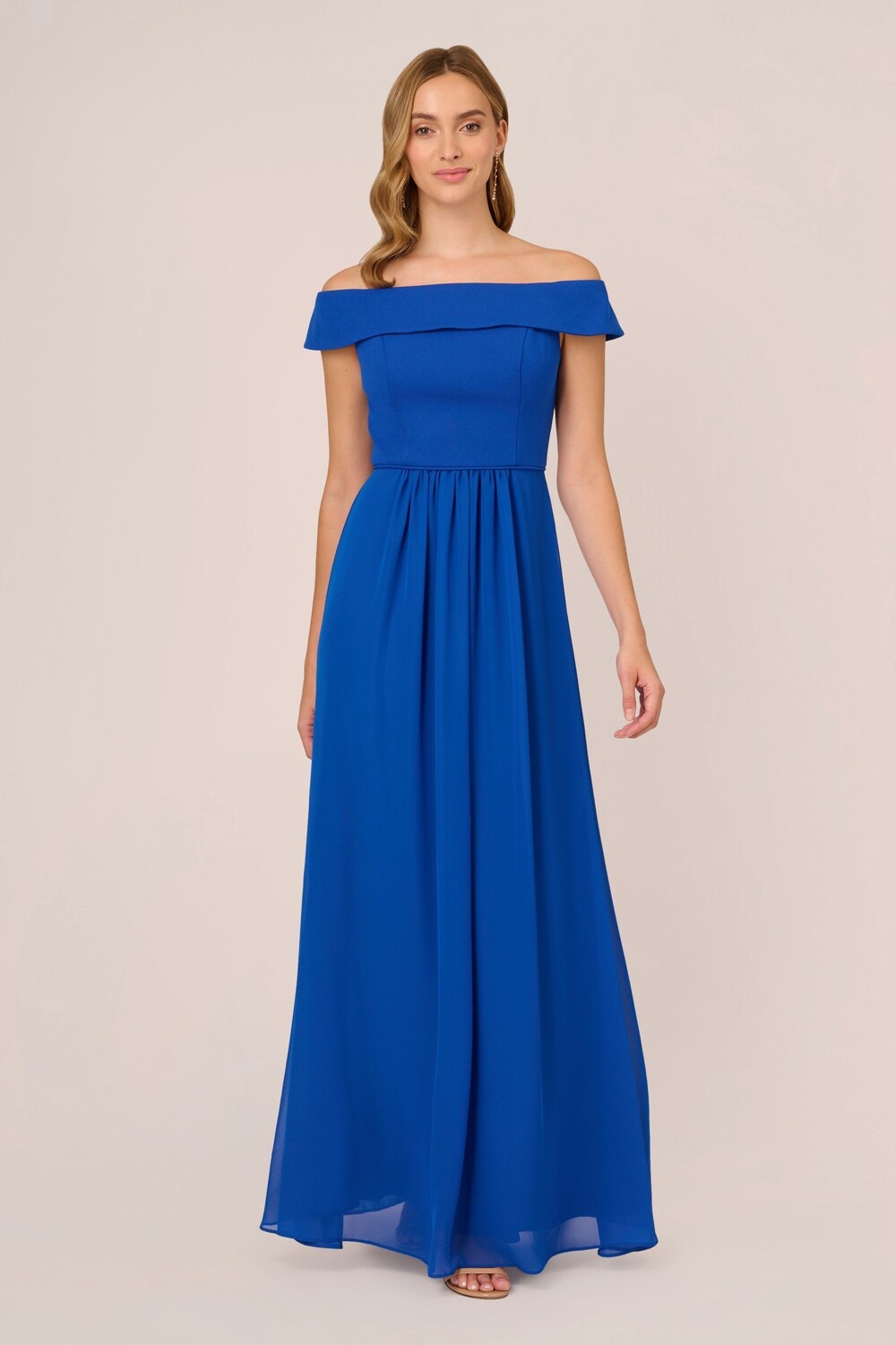 Платье из крепа из шифона Adrianna Papell, синий
Платье из крепа из шифона Adrianna Papell, синий