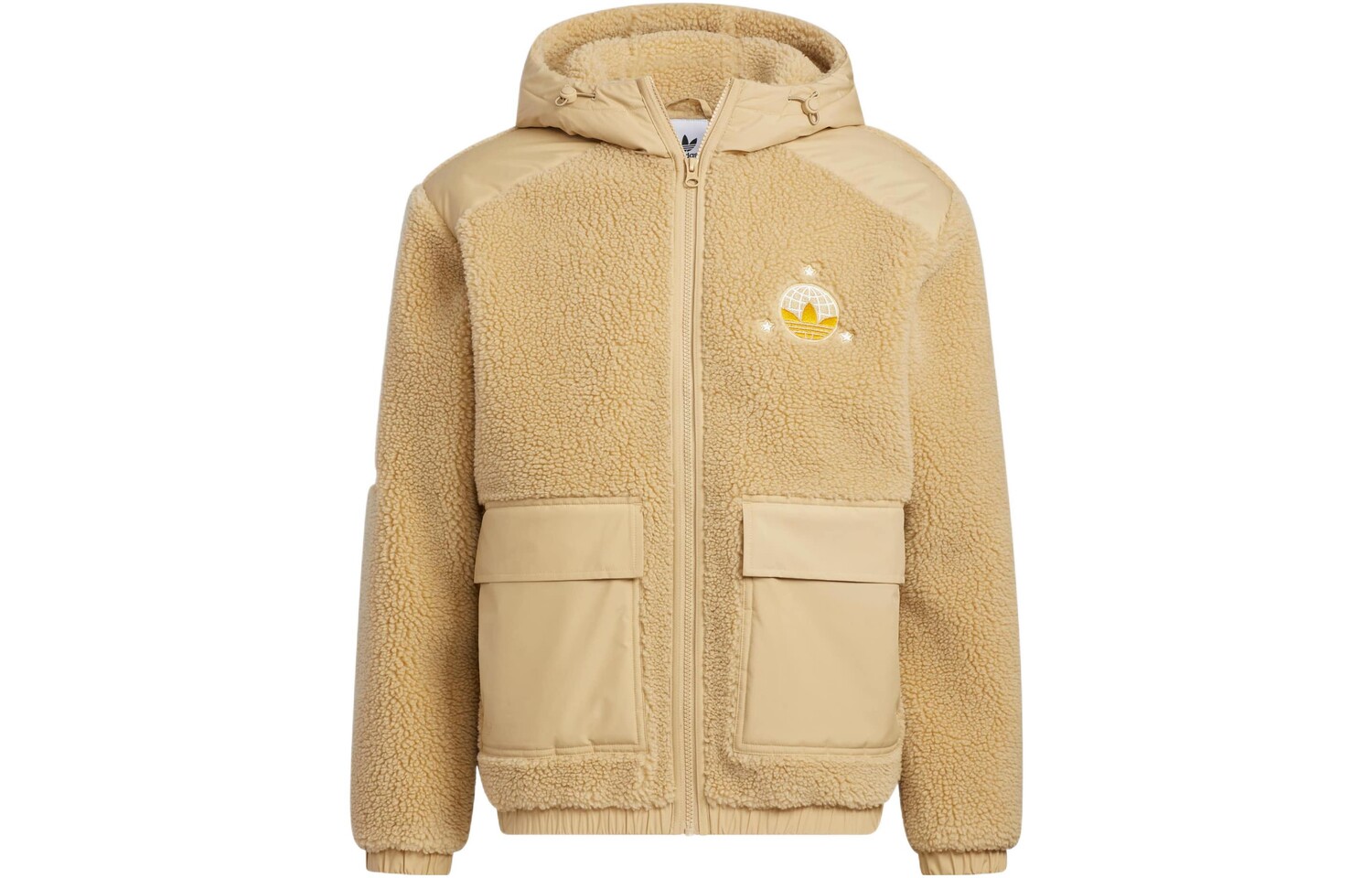 Куртка Mc Sherpa унисекс желтая Adidas Originals, желтый 
Куртка Mc Sherpa унисекс желтая Adidas Originals, желтый