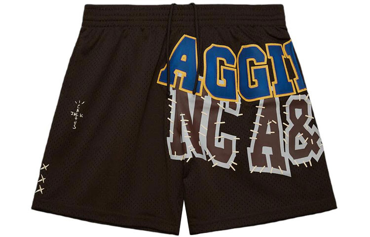 Mitchell & Ness X Спортивные шорты унисекс коричневые Travis Scott, коричневый
Mitchell & Ness X Спортивные шорты унисекс коричневые Travis Scott, коричневый