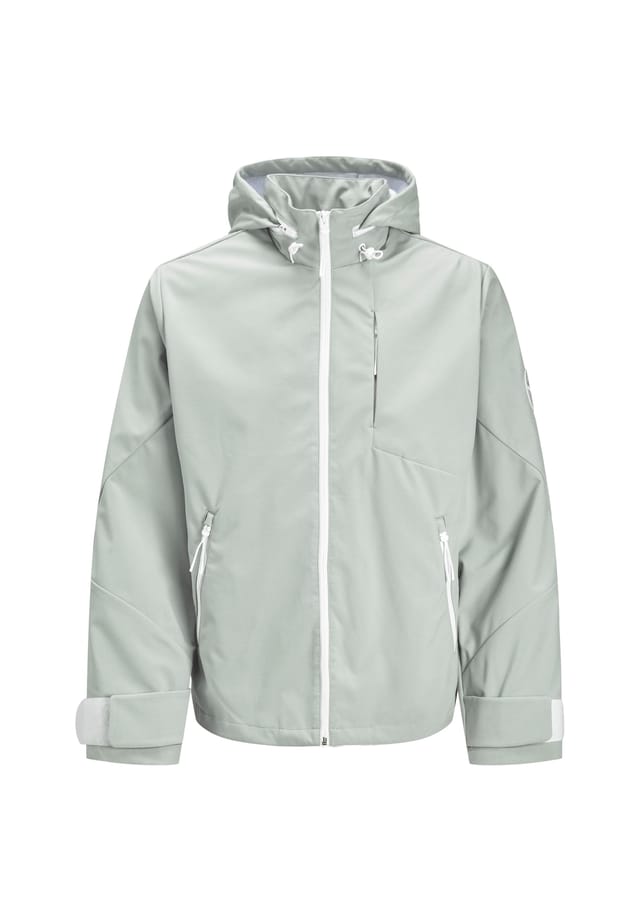 Куртка флит переходная куртка Jack & Jones, серый 
Куртка флит переходная куртка Jack & Jones, серый