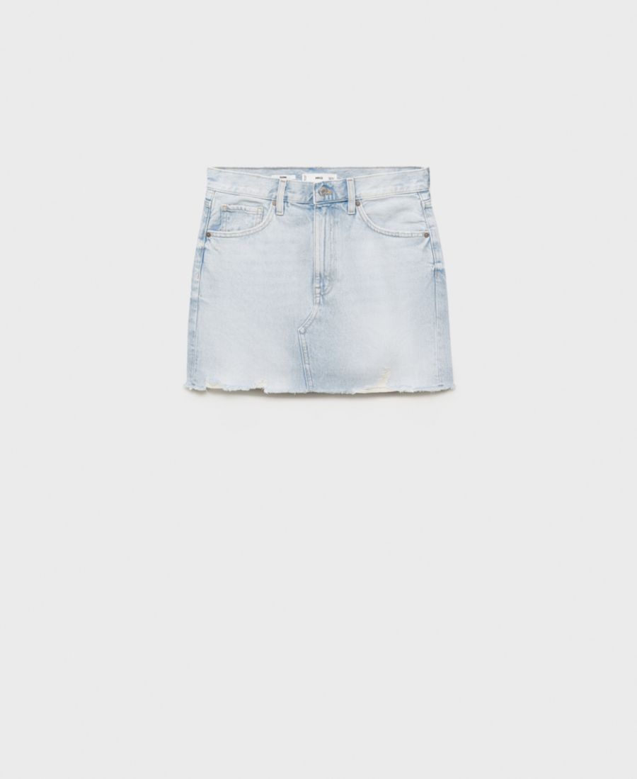 Женская джинсовая юбка с бахромой MANGO, Light Blue
Женская джинсовая юбка с бахромой MANGO, Light Blue