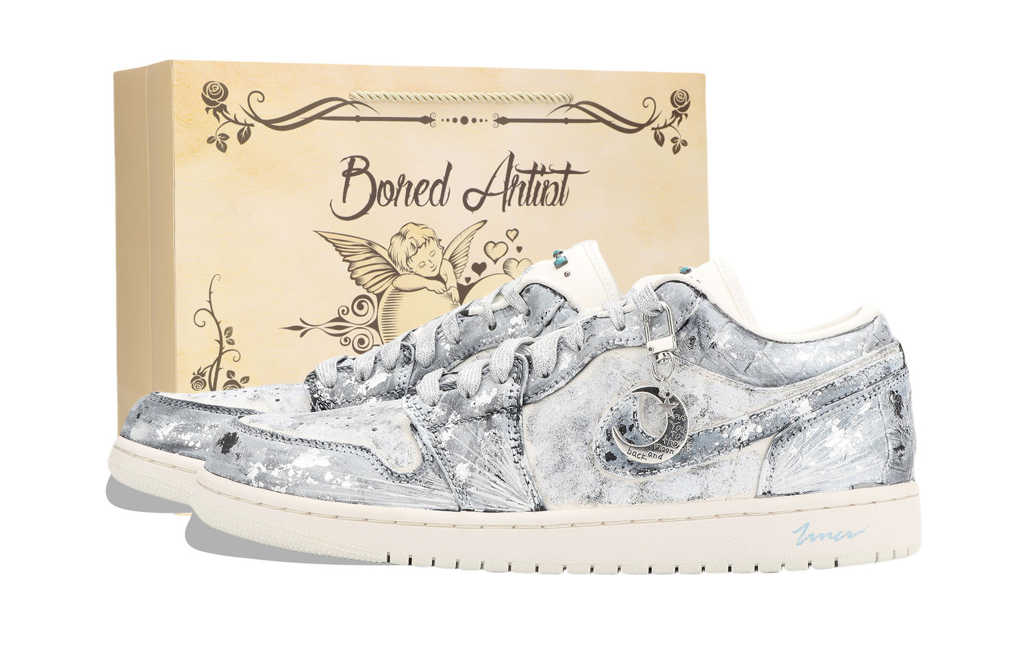 Повседневные кроссовки Air 1 Jiang Immersed Moon с амортизацией, износостойкие низкие кеды Unisex в винтажном стиле Gray White Jordan, серебряный
Повседневные кроссовки Air 1 Jiang Immersed Moon с амортизацией, износостойкие низкие кеды Unisex в винтажном стиле Gray White Jordan, серебряный