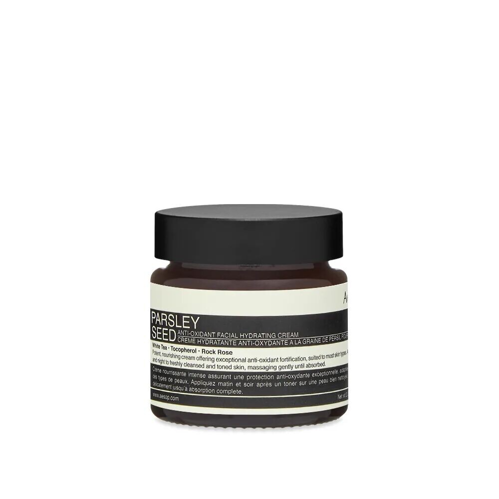 Aesop Антиоксидантный крем для лица с семенами петрушки
Aesop Антиоксидантный крем для лица с семенами петрушки