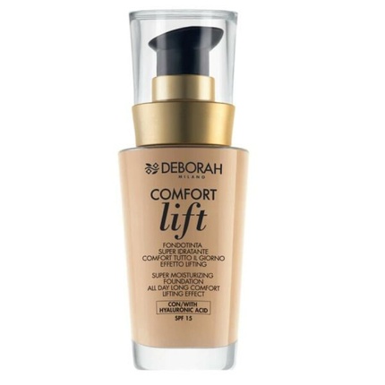 Comfort Lift Гиалуроновая кислота Увлажняющая жидкая основа 07 Ваниль Spf 15 30 мл Deborah
Comfort Lift Гиалуроновая кислота Увлажняющая жидкая основа 07 Ваниль Spf 15 30 мл Deborah