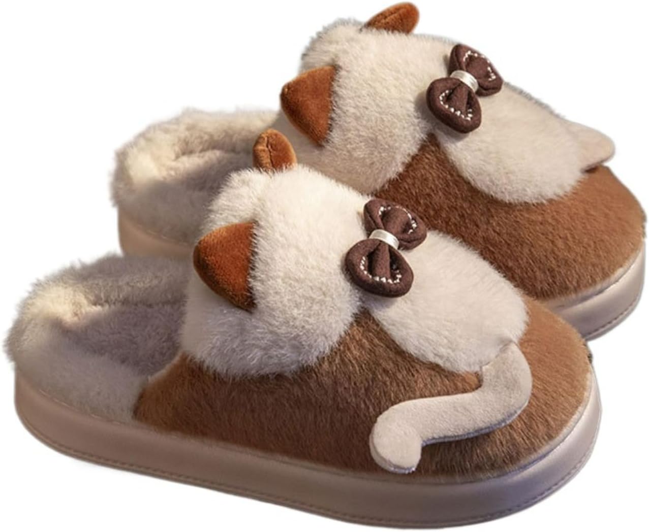 Милые кошачьи тапочки для женщин и мужчин, любителей кошек, плюшевые, новинка, кавайные, пушистые, мягкие, теплые, с нескользящей подошвой для дома и улицы Elirar, Coffee Shoe
Милые кошачьи тапочки для женщин и мужчин, любителей кошек, плюшевые, новинка, кавайные, пушистые, мягкие, теплые, с нескользящей подошвой для дома и улицы Elirar, Coffee Shoe