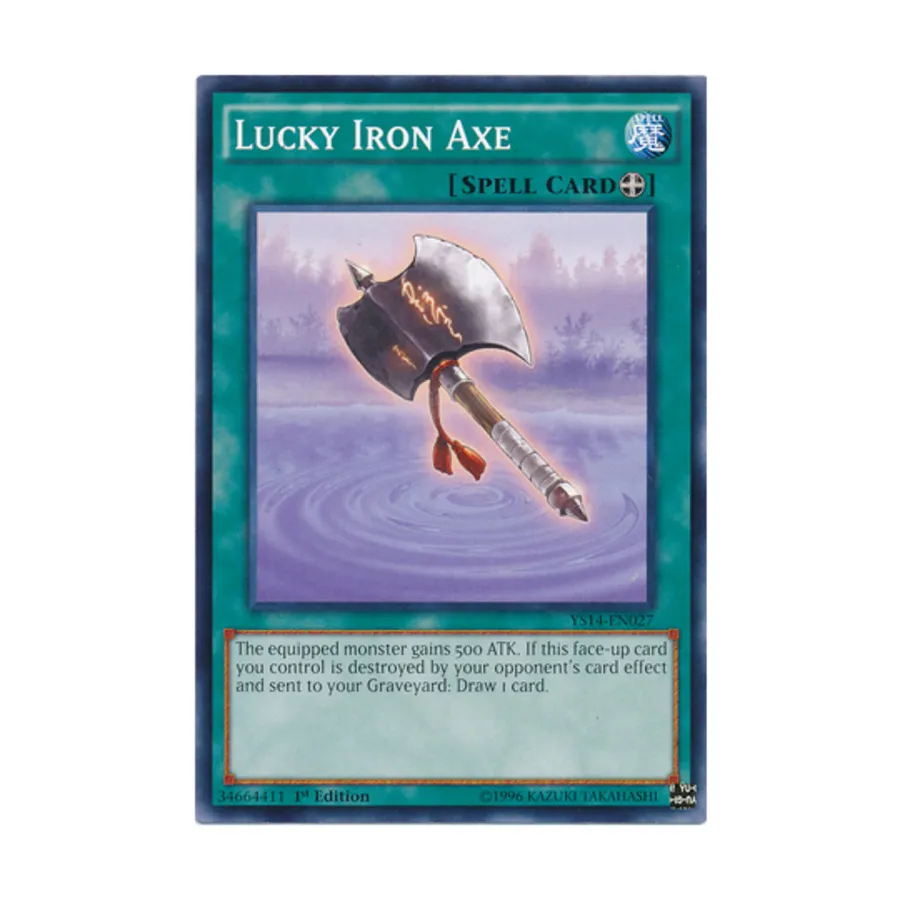 CCG Удачный железный топор (обычный), Yu-Gi-Oh - Structure Deck - Space-Time Showdown - Singles
CCG Удачный железный топор (обычный), Yu-Gi-Oh - Structure Deck - Space-Time Showdown - Singles