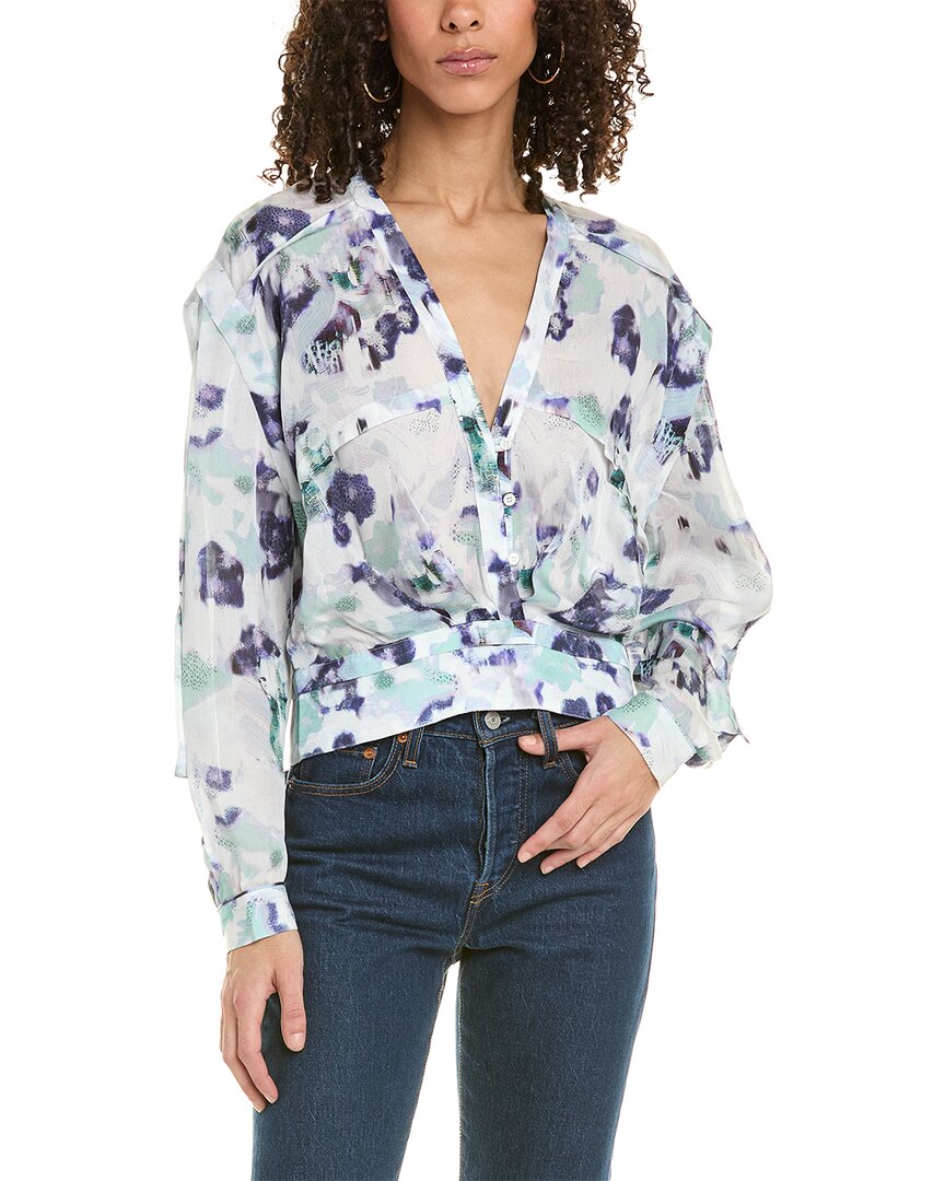 Топ из смесового шелка IRO с плиссе, зеленый
Топ из смесового шелка IRO с плиссе, зеленый