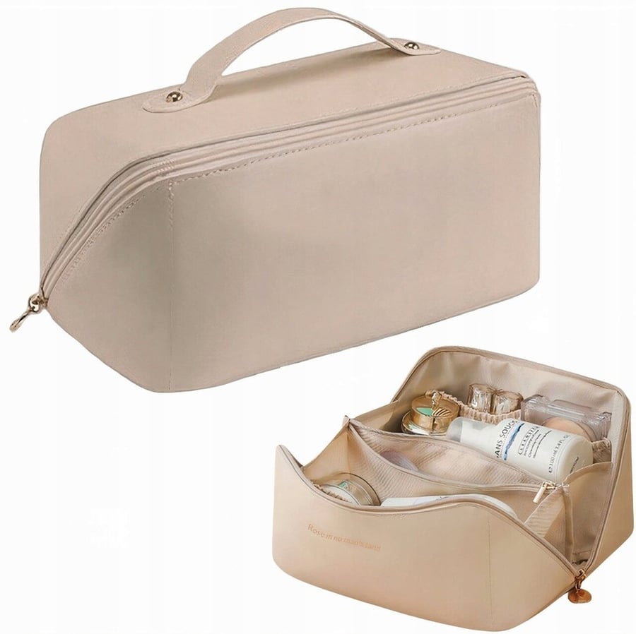 Женская дорожная косметичка, кожаная, большая, чехол для самолета Zzato Zorganizowany Dom
Женская дорожная косметичка, кожаная, большая, чехол для самолета Zzato Zorganizowany Dom