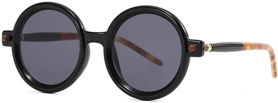 Модные ретро-солнцезащитные очки большого размера круглой оправы для женщин и мужчин, винтажные солнцезащитные очки, трендовый оттенок TVTBBVV, Black Grey
Модные ретро-солнцезащитные очки большого размера круглой оправы для женщин и мужчин, винтажные солнцезащитные очки, трендовый оттенок TVTBBVV, Black Grey