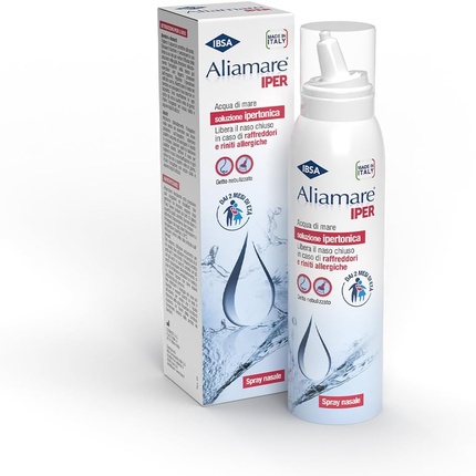IBSA Iper Гипертонический спрей для носа с морской водой 125 мл Aliamare
IBSA Iper Гипертонический спрей для носа с морской водой 125 мл Aliamare