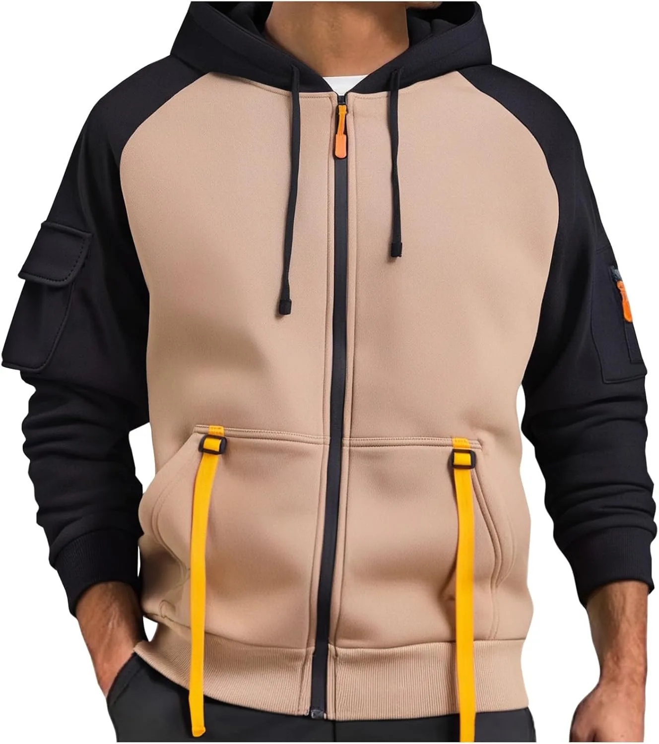 Толстовка с капюшоном Tactical для мужчин, на молнии, с длинными рукавами и карманами
Толстовка с капюшоном Tactical для мужчин, на молнии, с длинными рукавами и карманами