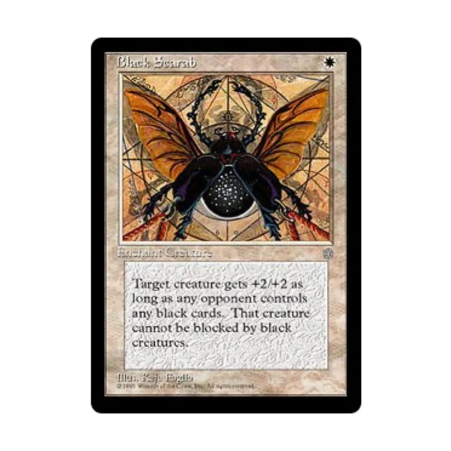CCG Черный скарабей (U), MTG - Ice Age
CCG Черный скарабей (U), MTG - Ice Age
