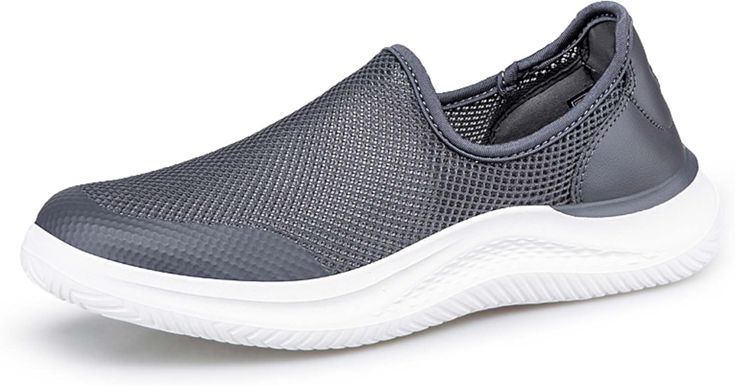 Мужские прогулочные кроссовки с сеткой, дышащие, повседневные, нескользящие, с мягкой подошвой, для фитнеса, бега, тенниса, на открытом воздухе Generic, серый
Мужские прогулочные кроссовки с сеткой, дышащие, повседневные, нескользящие, с мягкой подошвой, для фитнеса, бега, тенниса, на открытом воздухе Generic, серый