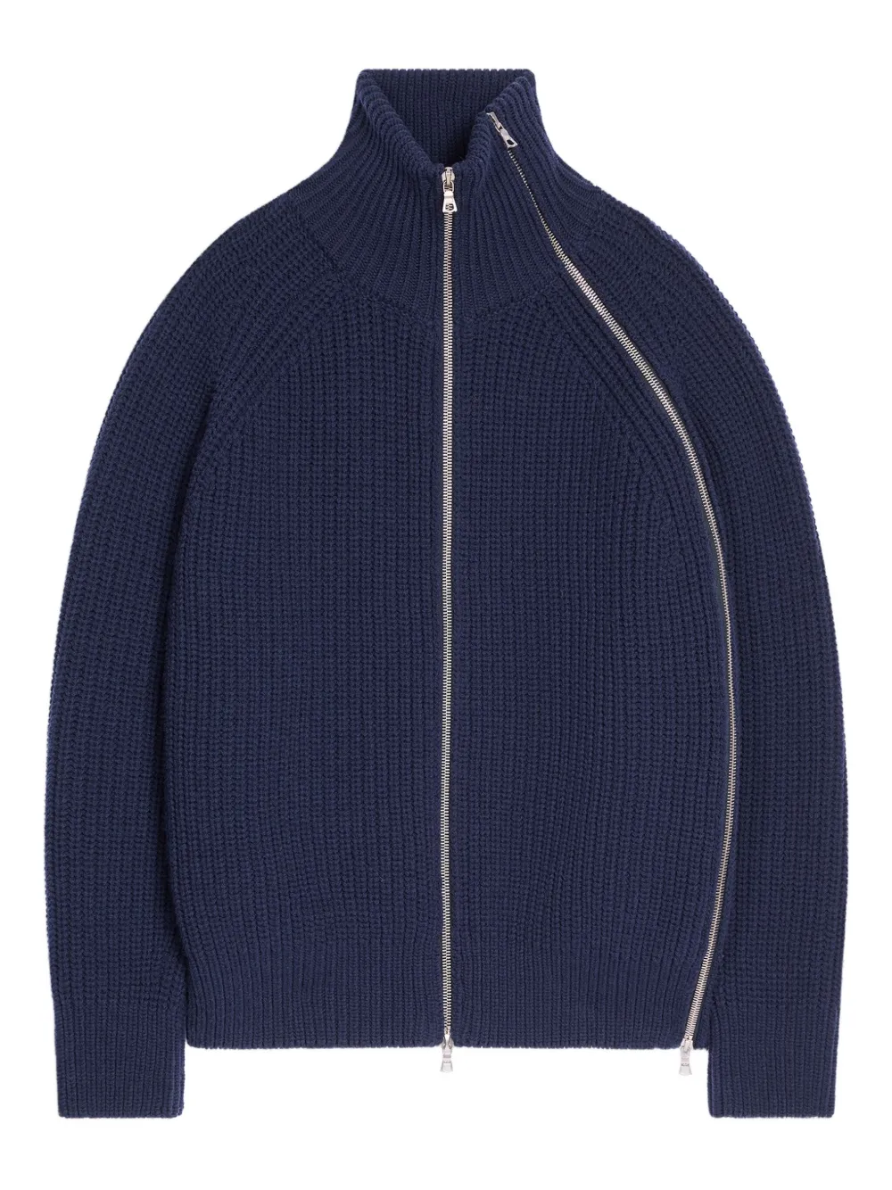 Свитер в рубчик с молнией DRIES VAN NOTEN, синий
Свитер в рубчик с молнией DRIES VAN NOTEN, синий