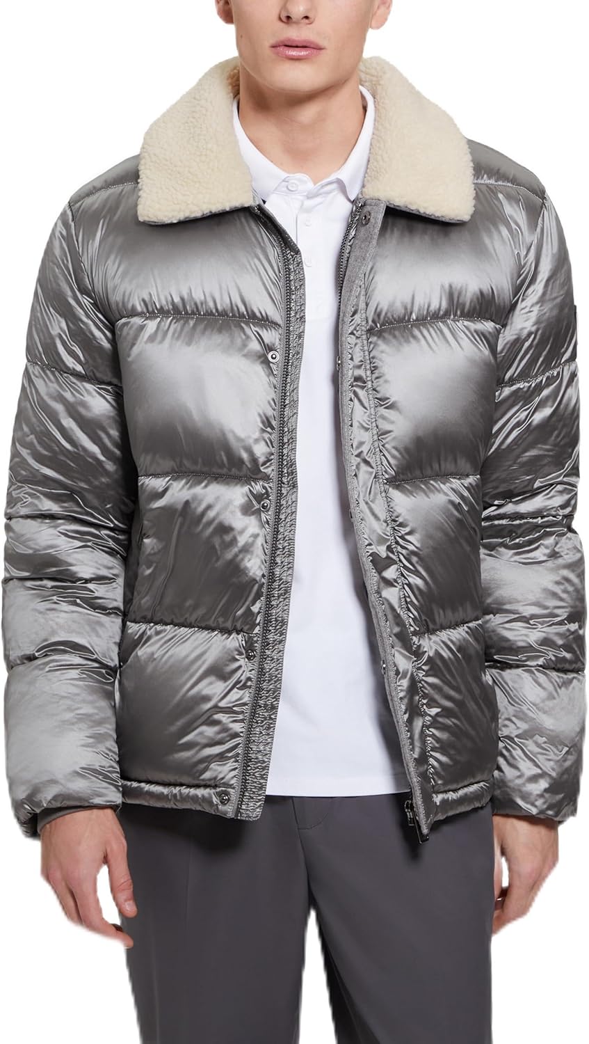 Мужская куртка GUESS Cassidy стеганая пуховик, Silver Soiled
Мужская куртка GUESS Cassidy стеганая пуховик, Silver Soiled