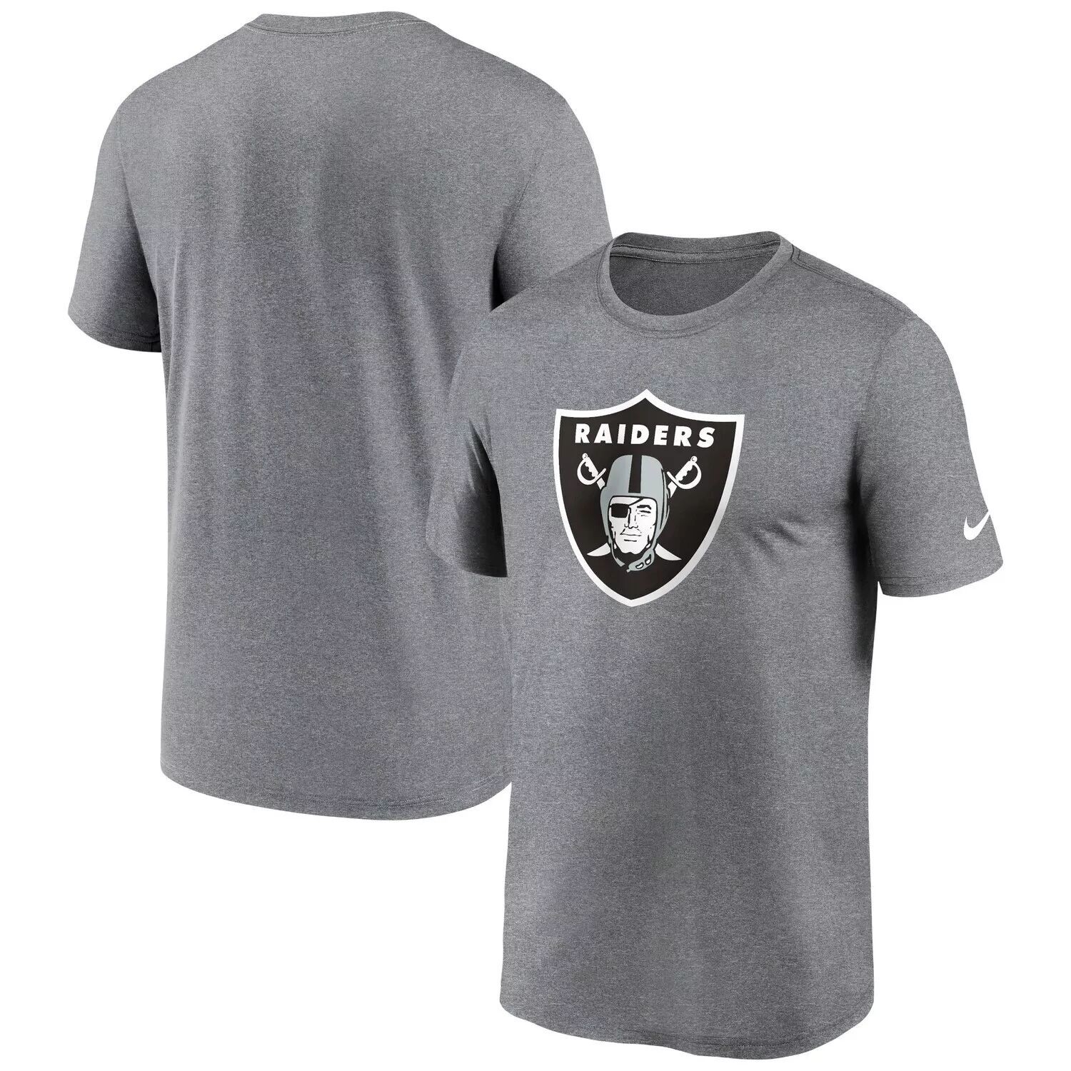 Мужская футболка с логотипом Heather Charcoal Las Vegas Raiders Legend Performance Nike
Мужская футболка с логотипом Heather Charcoal Las Vegas Raiders Legend Performance Nike