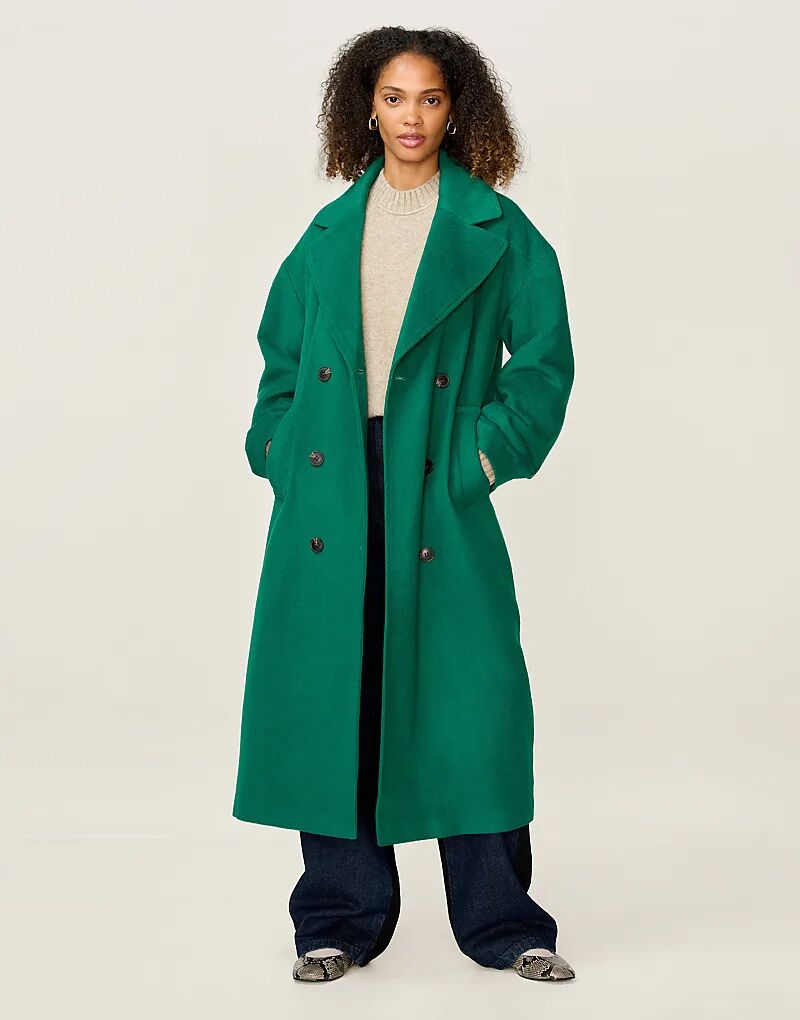 Пальто свободного кроя Omnes Outerwear tina из шерстяной смеси зеленого цвета
Пальто свободного кроя Omnes Outerwear tina из шерстяной смеси зеленого цвета