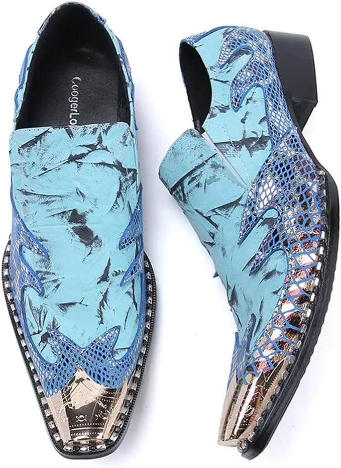 Мужская туфли Santimon Настоящая кожа Металл с заостренным носком, Смокинги Бизнес Формальные композитные лоферы, нежно-голубой
Мужская туфли Santimon Настоящая кожа Металл с заостренным носком, Смокинги Бизнес Формальные композитные лоферы, нежно-голубой