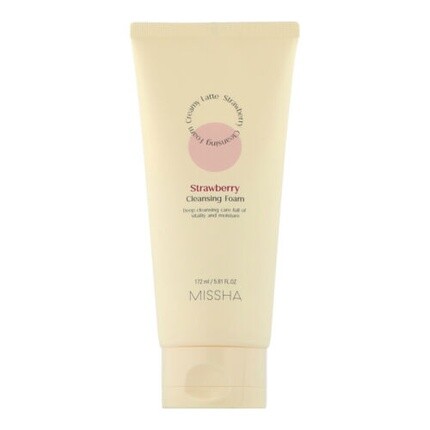 Missha Creamy Latte Очищающая пенка Клубника 172мл 
Missha Creamy Latte Очищающая пенка Клубника 172мл
