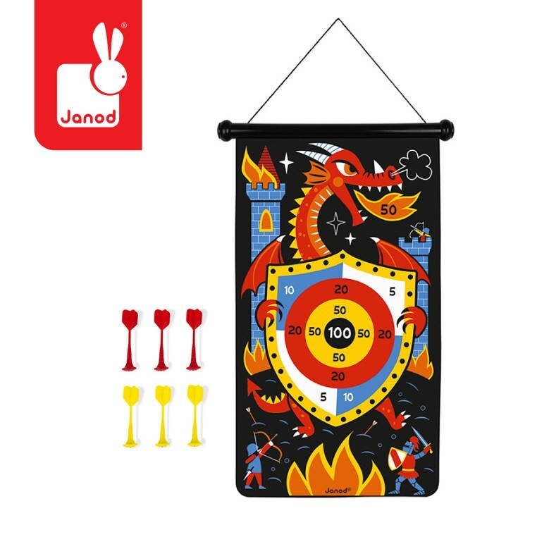Janod, магнитный дартс Драконы
Janod, магнитный дартс Драконы