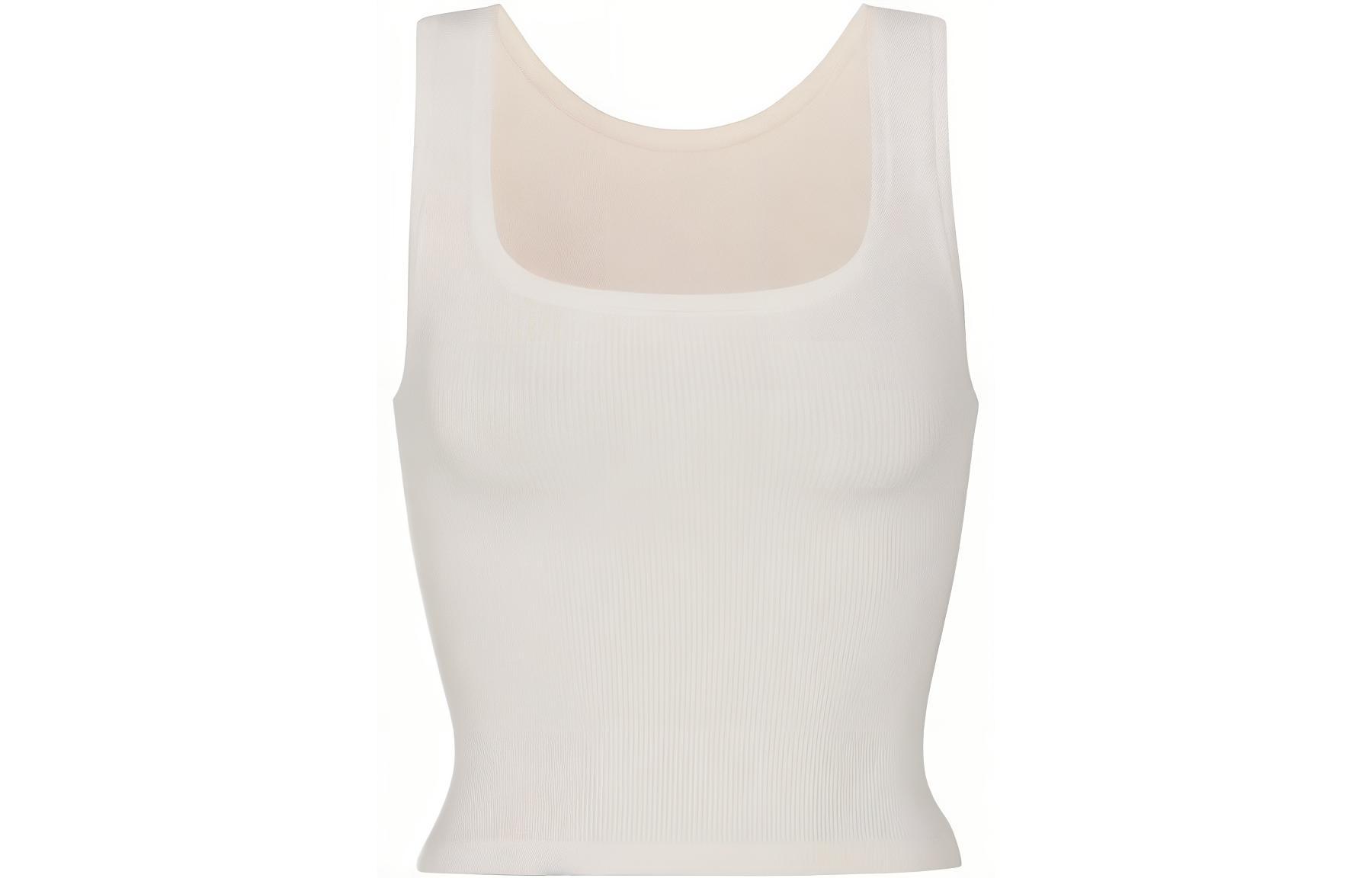 Футболка-майка женская с мраморным принтом Skims
Футболка-майка женская с мраморным принтом Skims