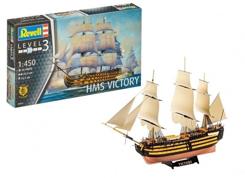 Revell, HMS Victory, Пластиковая модель
Revell, HMS Victory, Пластиковая модель