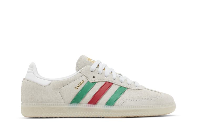 Кроссовки Samba OG 'Crystal White Green Scarlet', серый
Кроссовки Samba OG 'Crystal White Green Scarlet', серый