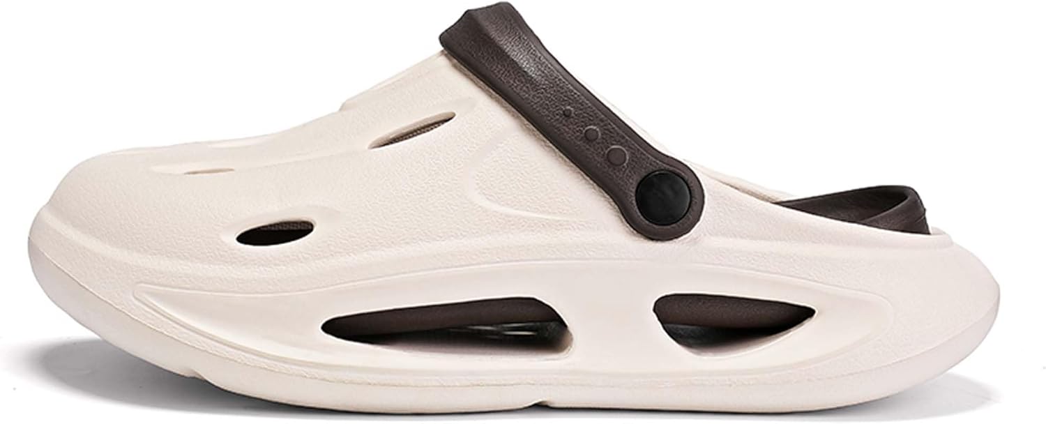 Мужские садовые сабо, легкий мягкий дышащий материал EVA, противоскользящие стойкие к износу толстые подошвы, стильный отверстый дизайн, тапочки и сандалии Generic, бежевый
Мужские садовые сабо, легкий мягкий дышащий материал EVA, противоскользящие стойкие к износу толстые подошвы, стильный отверстый дизайн, тапочки и сандалии Generic, бежевый