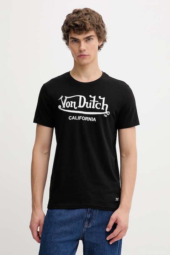 Хлопковая футболка Von Dutch, черный
Хлопковая футболка Von Dutch, черный