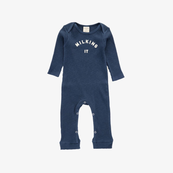 Milking It из органической смеси хлопка для детей от 0 до 12 месяцев Claude & Co, темно-синий
Milking It из органической смеси хлопка для детей от 0 до 12 месяцев Claude & Co, темно-синий