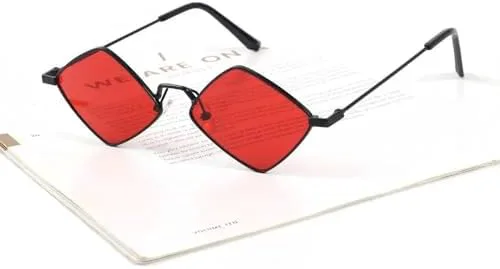 Модные женские солнцезащитные очки в форме многоугольника, винтажные, с нестандартной маленькой оправой, ромбовидной формой, ретро, очки для вечеринок MTZJH, C
Модные женские солнцезащитные очки в форме многоугольника, винтажные, с нестандартной маленькой оправой, ромбовидной формой, ретро, очки для вечеринок MTZJH, C